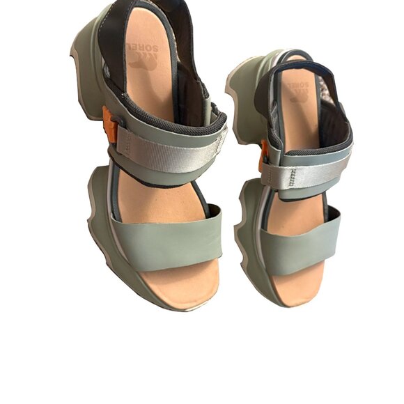 COPY - Sorel Kinetic Slingback Platform Sport Sandals Size 9.5 US 42 UK - Picture 3 of 5